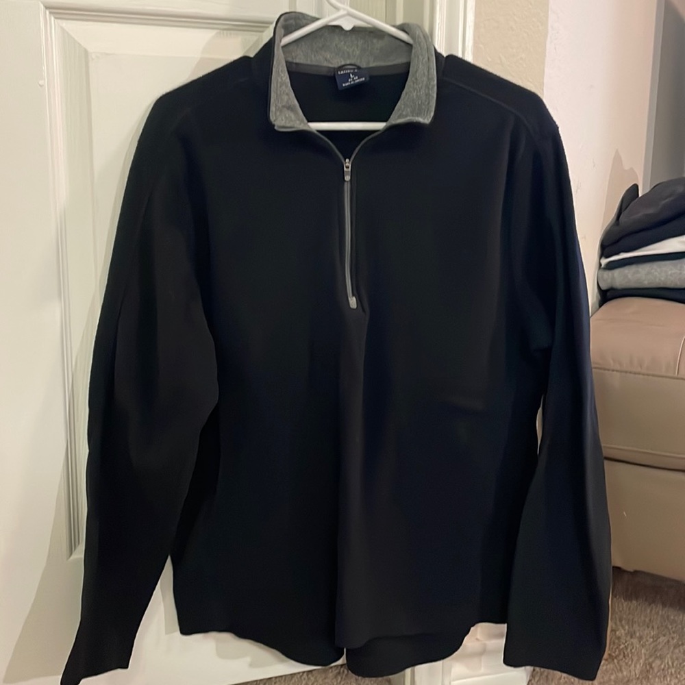Lands End Zip-Up Pullover